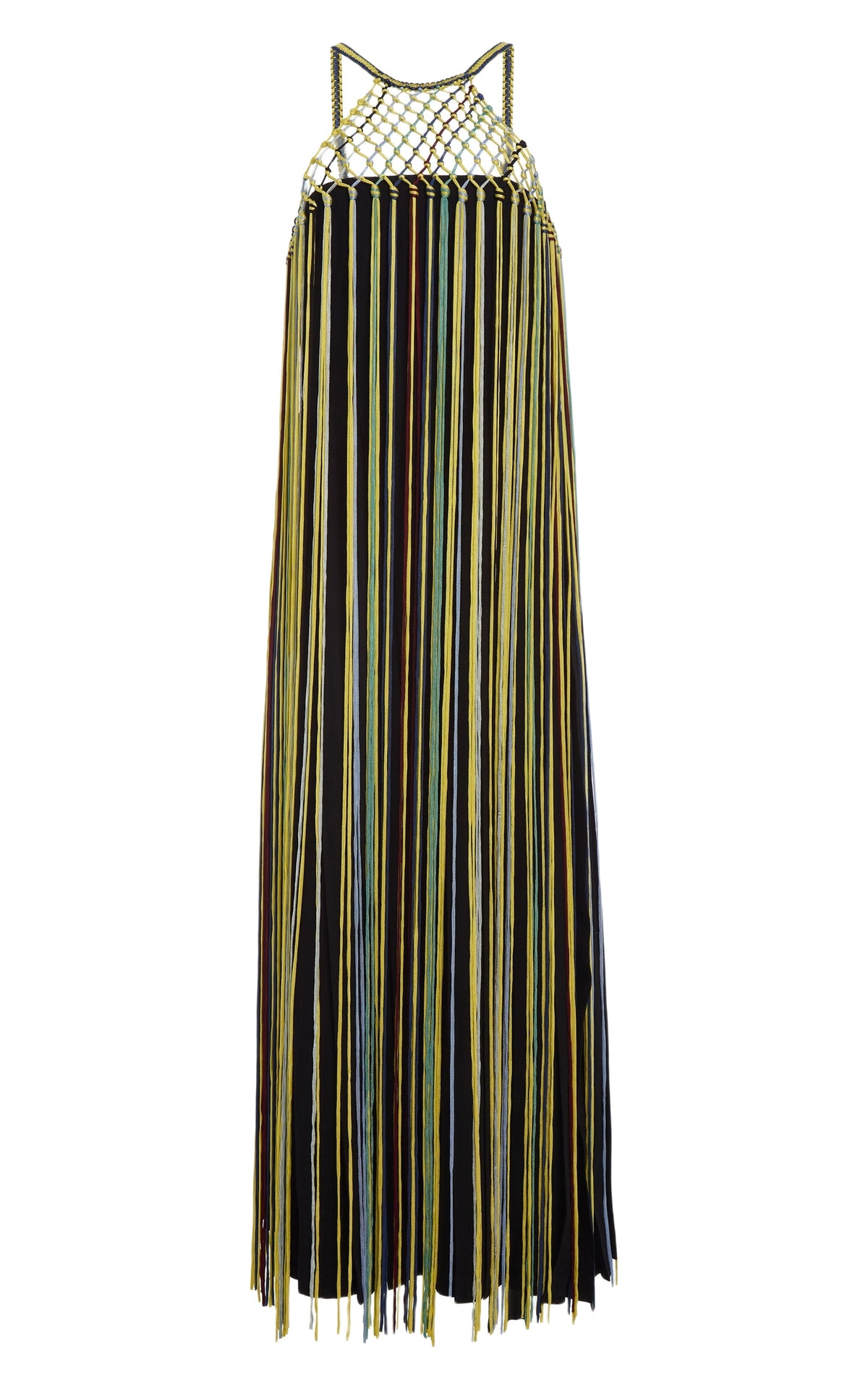 Black Multi / Robe Tacia en soie - Black Multi