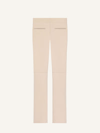 PRIX MARQUE : 250 / PANTALON BOOTCUT EN LAINE MELANGÉE