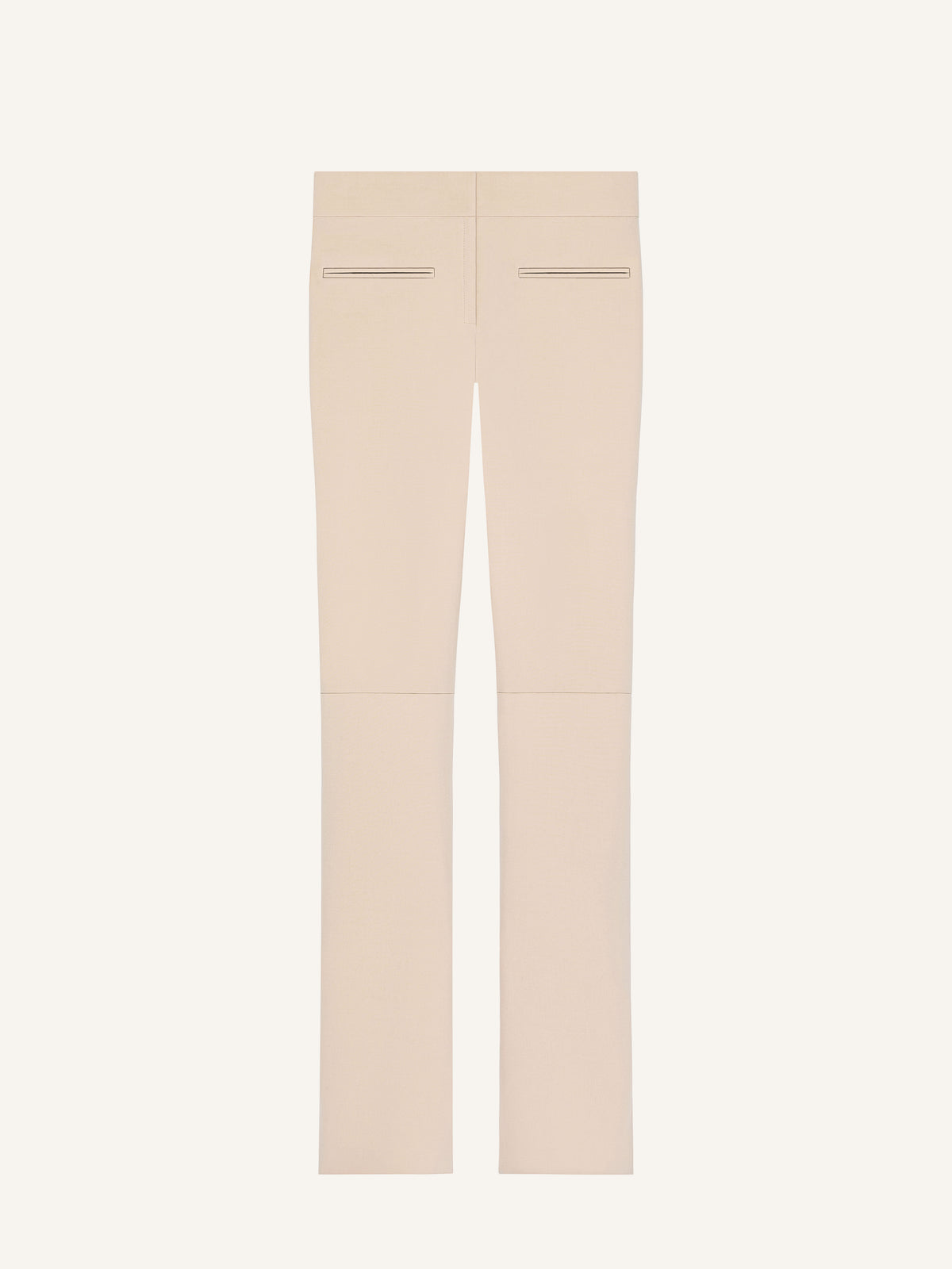PRIX MARQUE : 250 / PANTALON BOOTCUT EN LAINE MELANGÉE