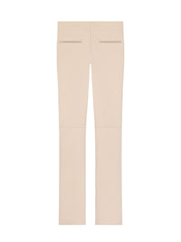 PRIX MARQUE : 250 / PANTALON BOOTCUT EN LAINE MELANGÉE