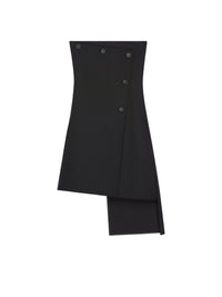 PRIX MARQUE : 600 / ROBE BUSTIER OBLIQUE EN LAINE
