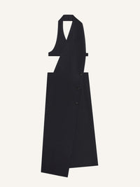 PRIX MARQUE : 600 / ROBE DRAPÉE EN SATIN