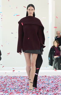 PULL ÉCHARPE EN LAINE