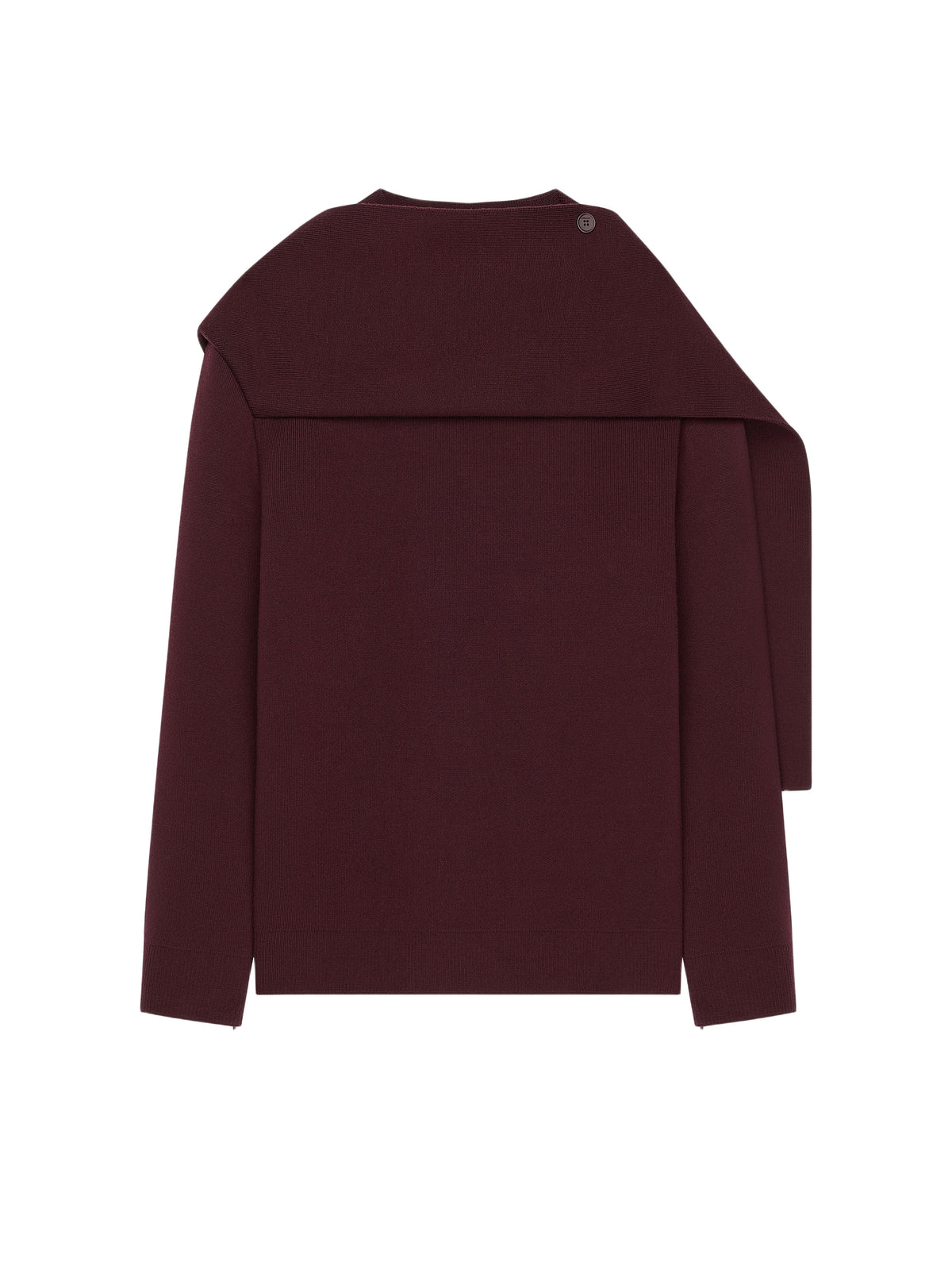 PRIX MARQUE : 140 / PULL ÉCHARPE EN LAINE