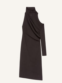PRIX MARQUE : 300 / ROBE DRAPÉE EN LAINE