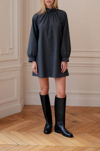 Le Camus short dress - Anthracite Grey