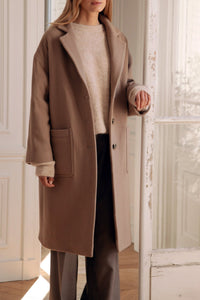 Manteau Le Pleyel en laine - Beige