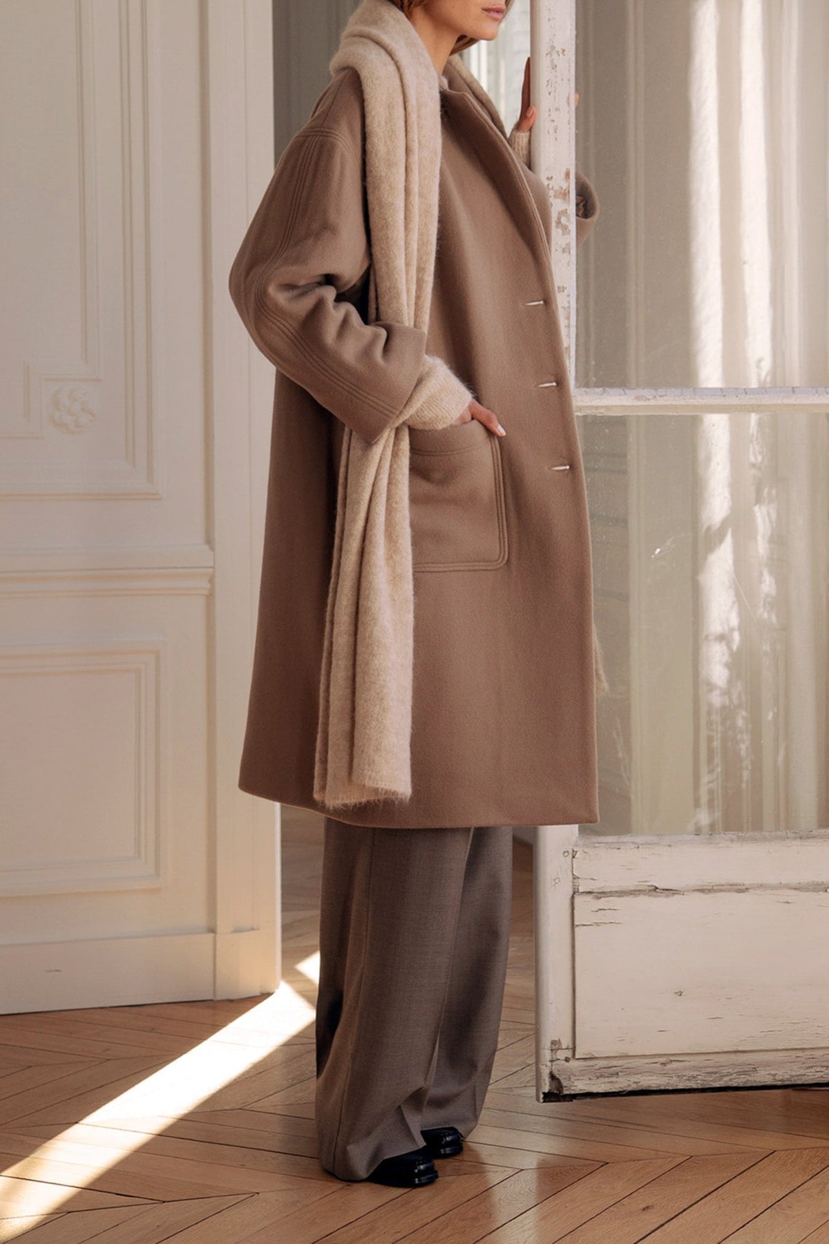 NEW // Manteau Le Pleyel en laine - Beige