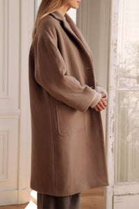 Manteau Le Pleyel en laine - Beige