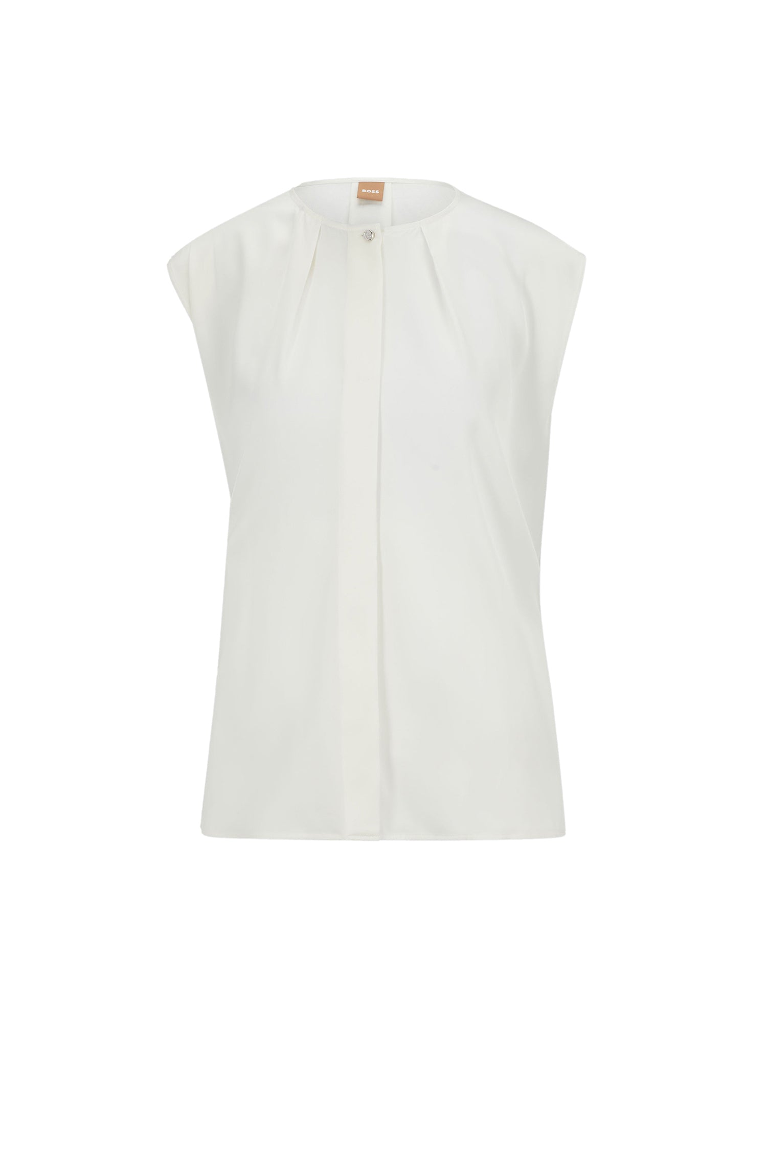 Bielli blouse in silk - Open White
