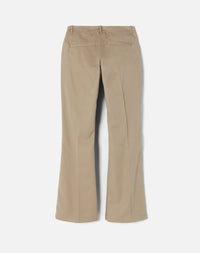 Pantalon évasé mide-rise - Khaki