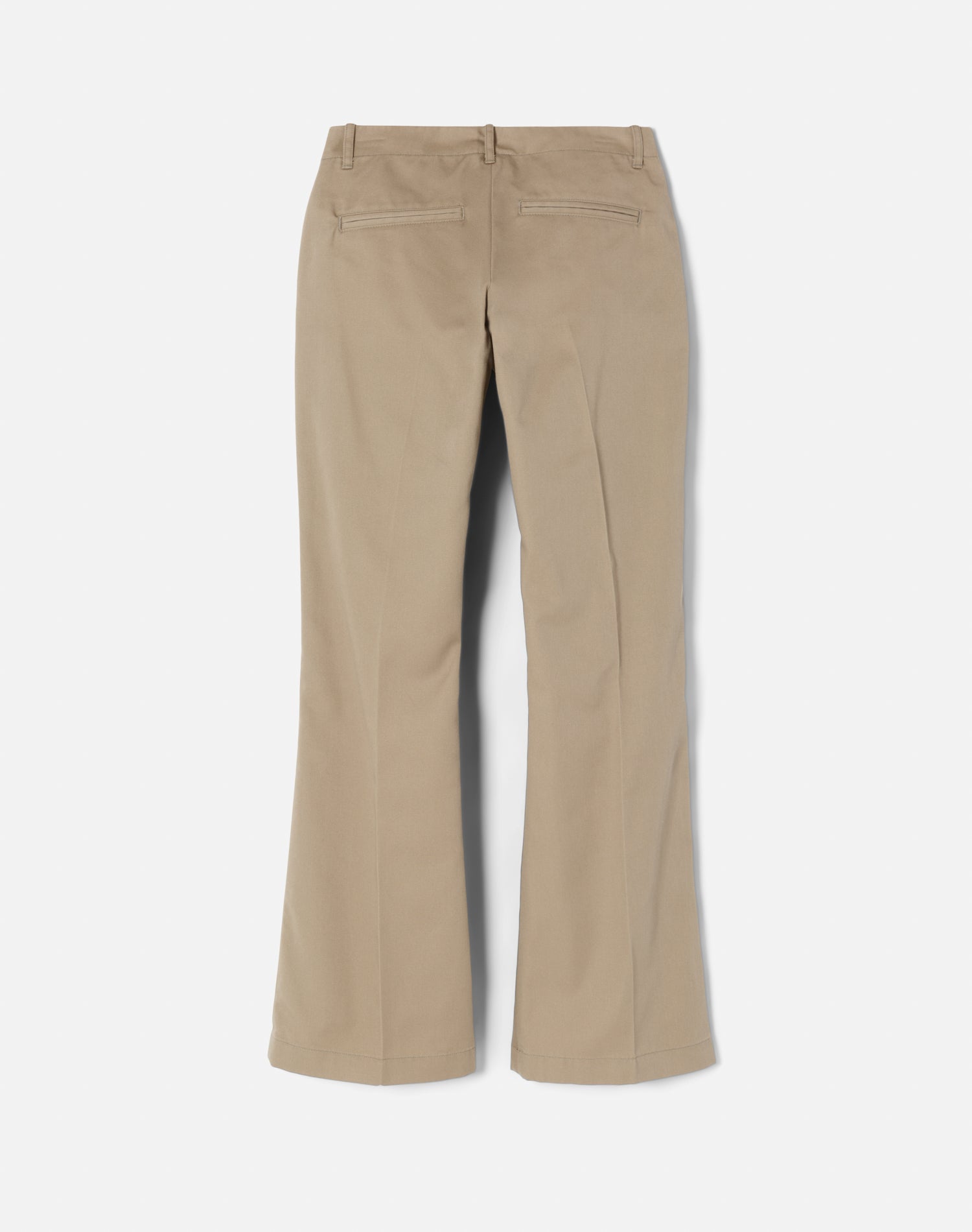 Pantalon évasé mide-rise - Khaki