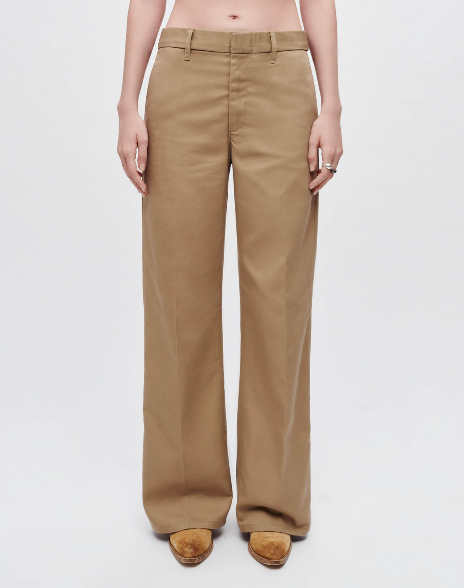Pantalon coupe ample - Khaki