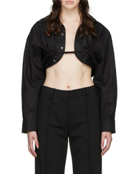 90€ / 1 sold //9 QTY / ST11%   Chemise boléro Machou - Black