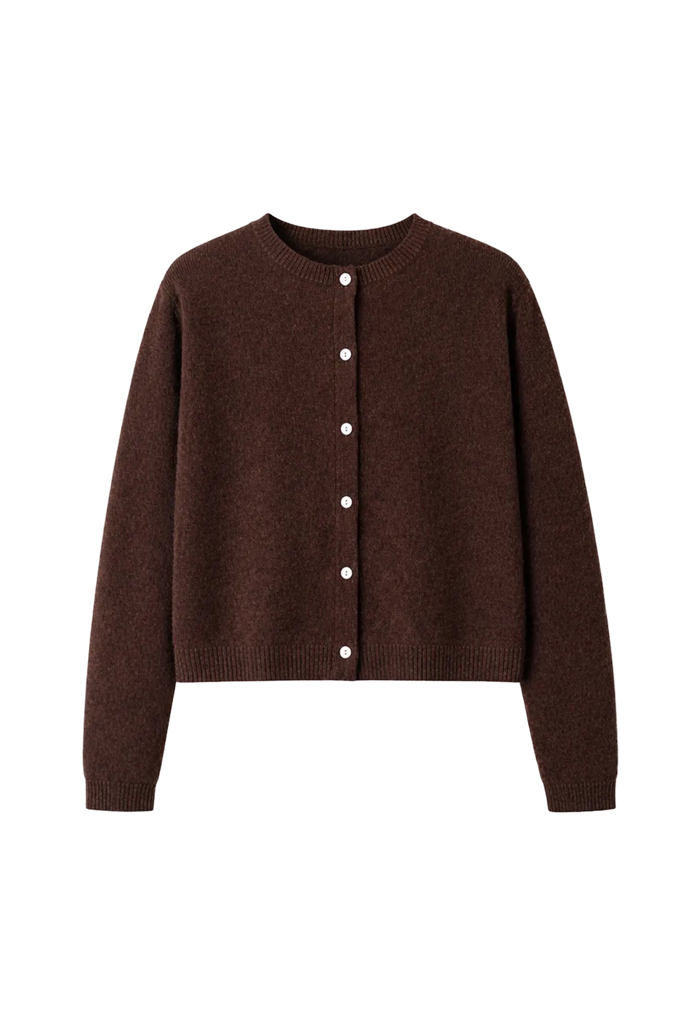 Cardigan Le Cocteau en laine - Marron Foncé