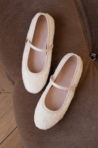 Ballerines Les Georges en cuir - Blanc