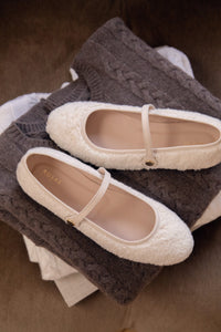 Ballerines Les Georges en cuir - Blanc