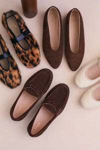 Mocassins Les Valentin en cuir - Marron Foncé