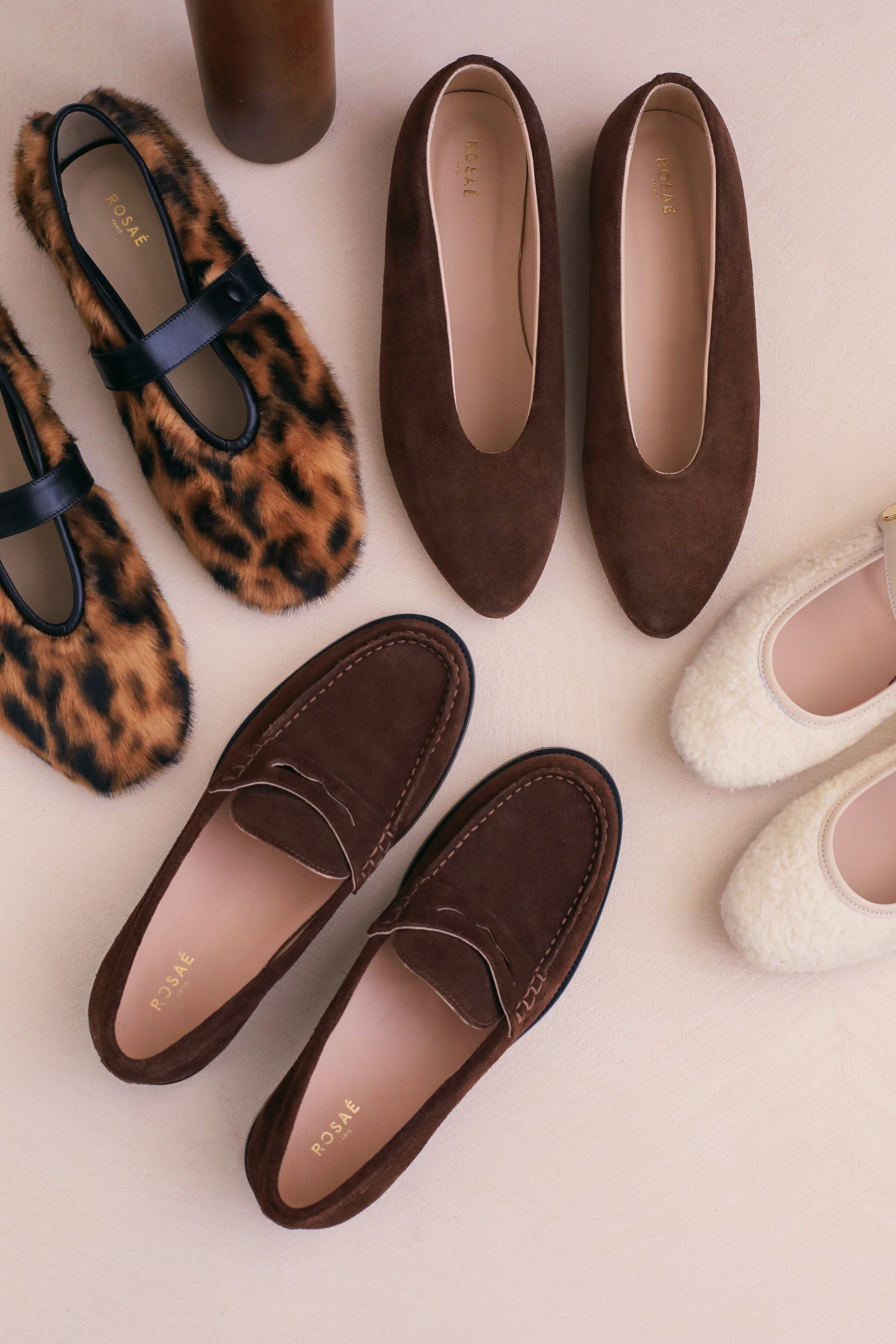 Mocassins Les Valentin en cuir - Marron Foncé