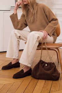 Mocassins Les Valentin en cuir - Marron Foncé