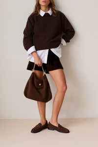 Mocassins Les Valentin en cuir - Marron Foncé