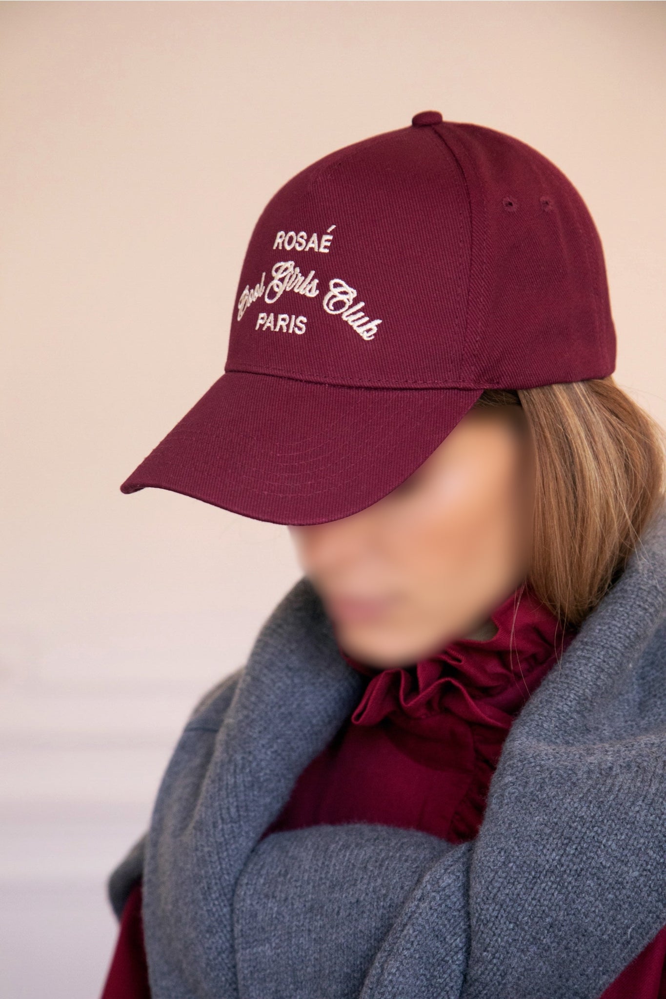 Le Nanettes cap - Bordeaux red