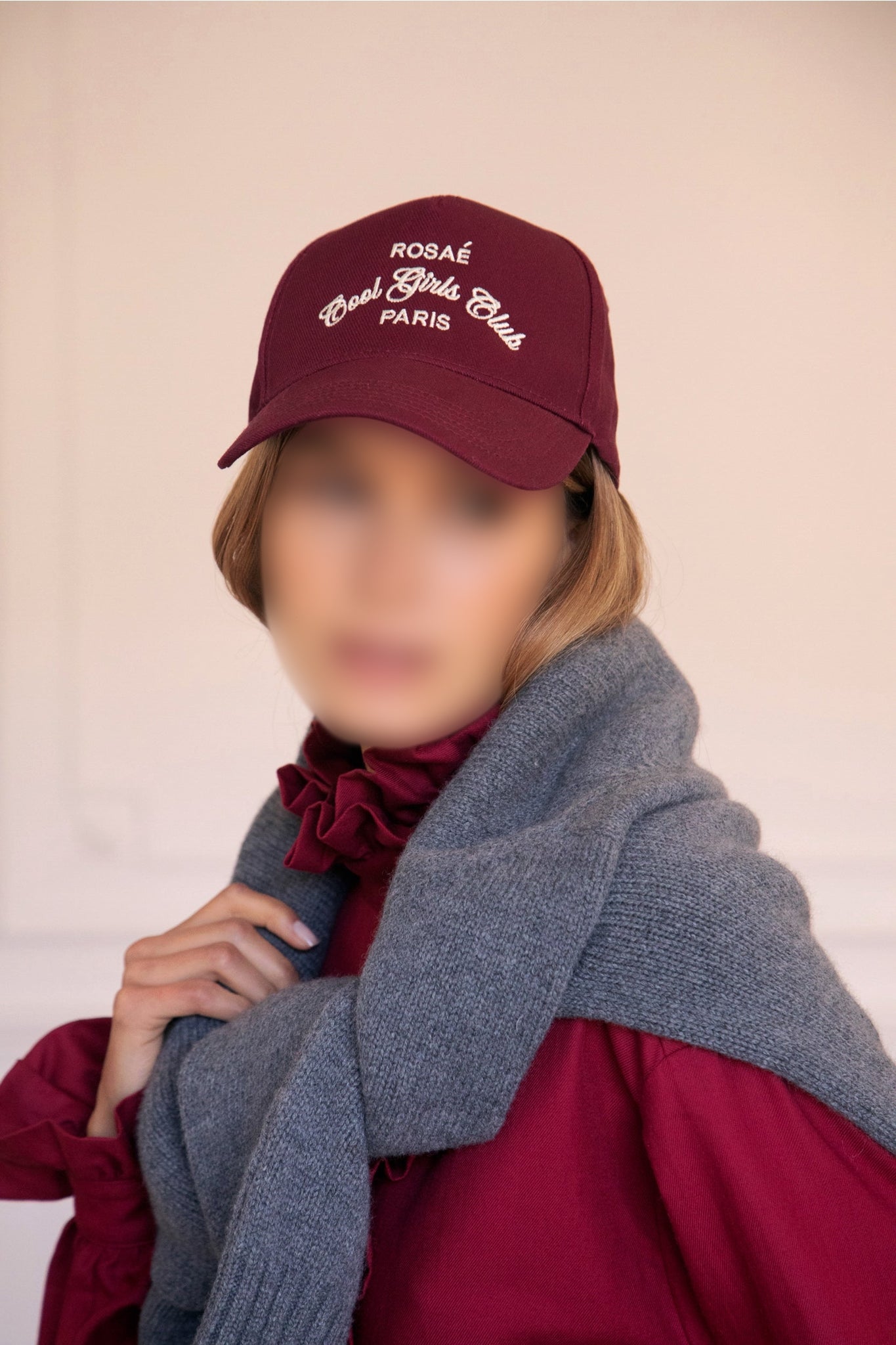 Le Nanettes cap - Bordeaux red