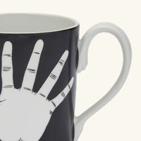 Marameo porcelain mug - Black & White