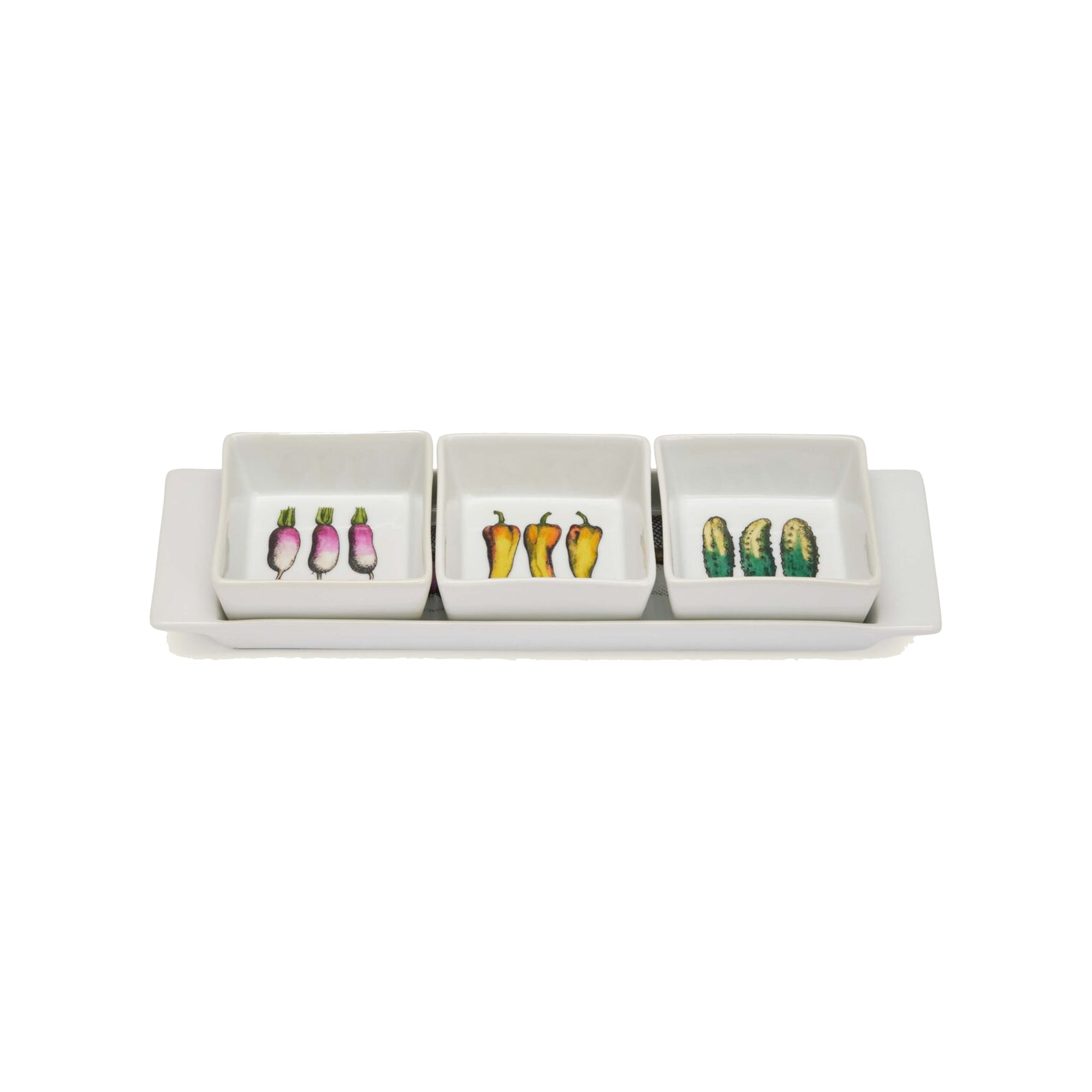 Mano e verdura porcelain hors d'oeuvre dish - Colour