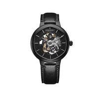 Montre Exagone fantôme en acier 41 mm - Noir
