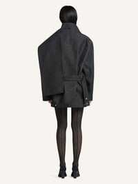 Veste oversize en denim - Black