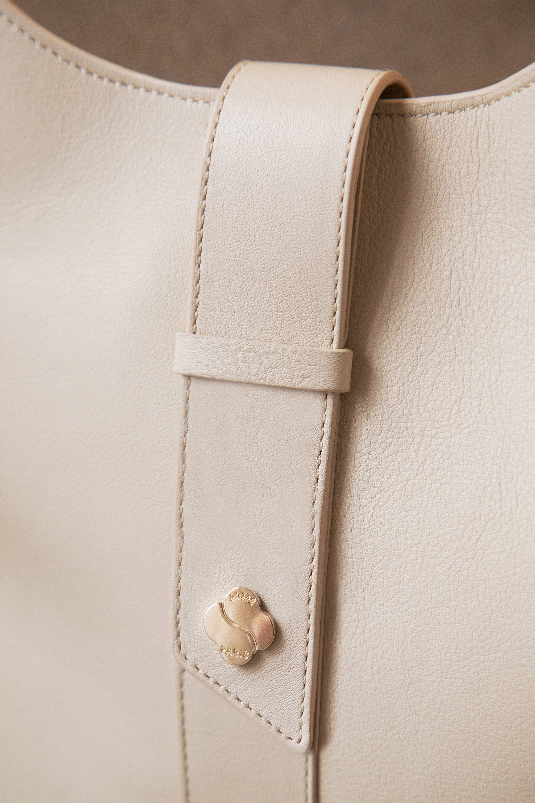 Sac Le Chambord en cuir - Ecru