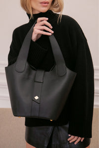 Sac Le Chambord en cuir - Noir