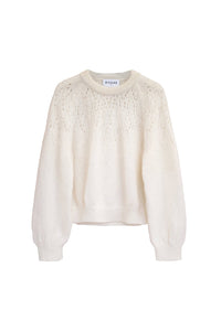 Pull Le Delavigne en laine - Blanc