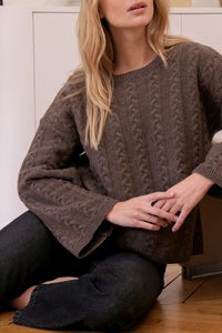 Pull Le Fitzgerald en laine - Marron clair