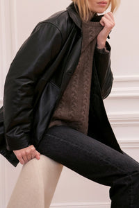 Pull Le Fitzgerald en laine - Marron clair