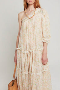 Robe Molly asymétrique - Pink