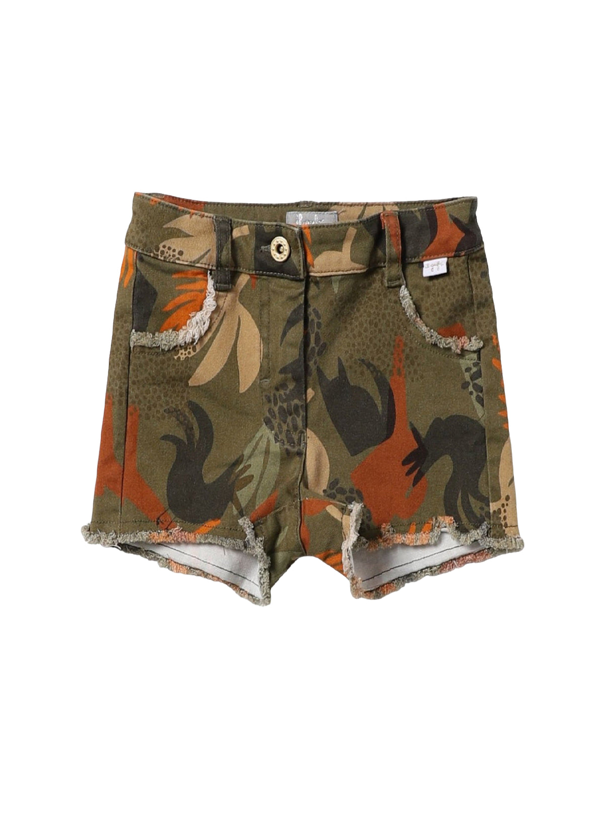 Short en gabardine à motifs - Cachi
