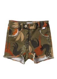 ps069c4085_540 // DOUBLON PAS FUSION /// Patterned Gabardine Shorts