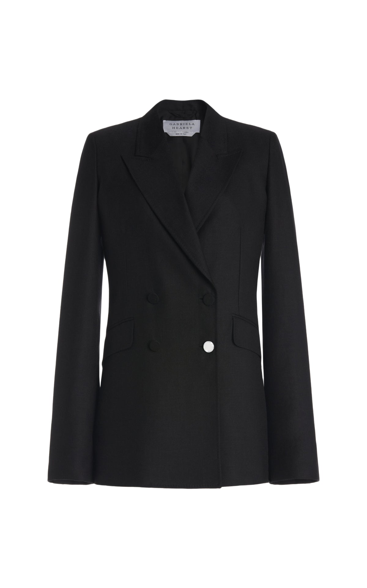 Black / Veste blazer Stephanie en laine - Black