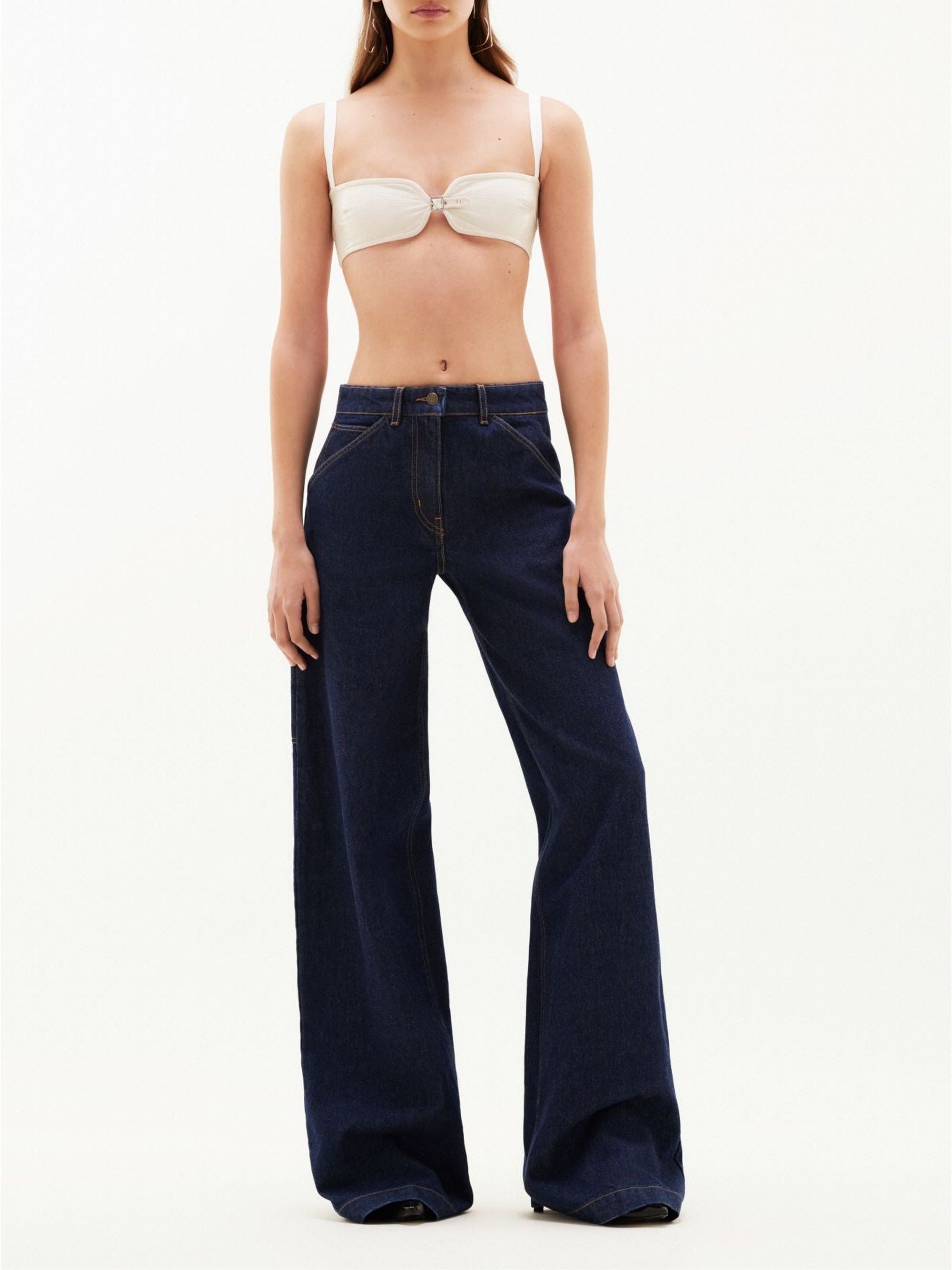 2pcs NEW / BAGGY RAW DENIM PANTS