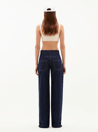 2pcs NEW / BAGGY RAW DENIM PANTS