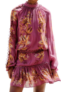 FELIX_JAMBES_Chintz Pink Robe courte - Chintz Pink