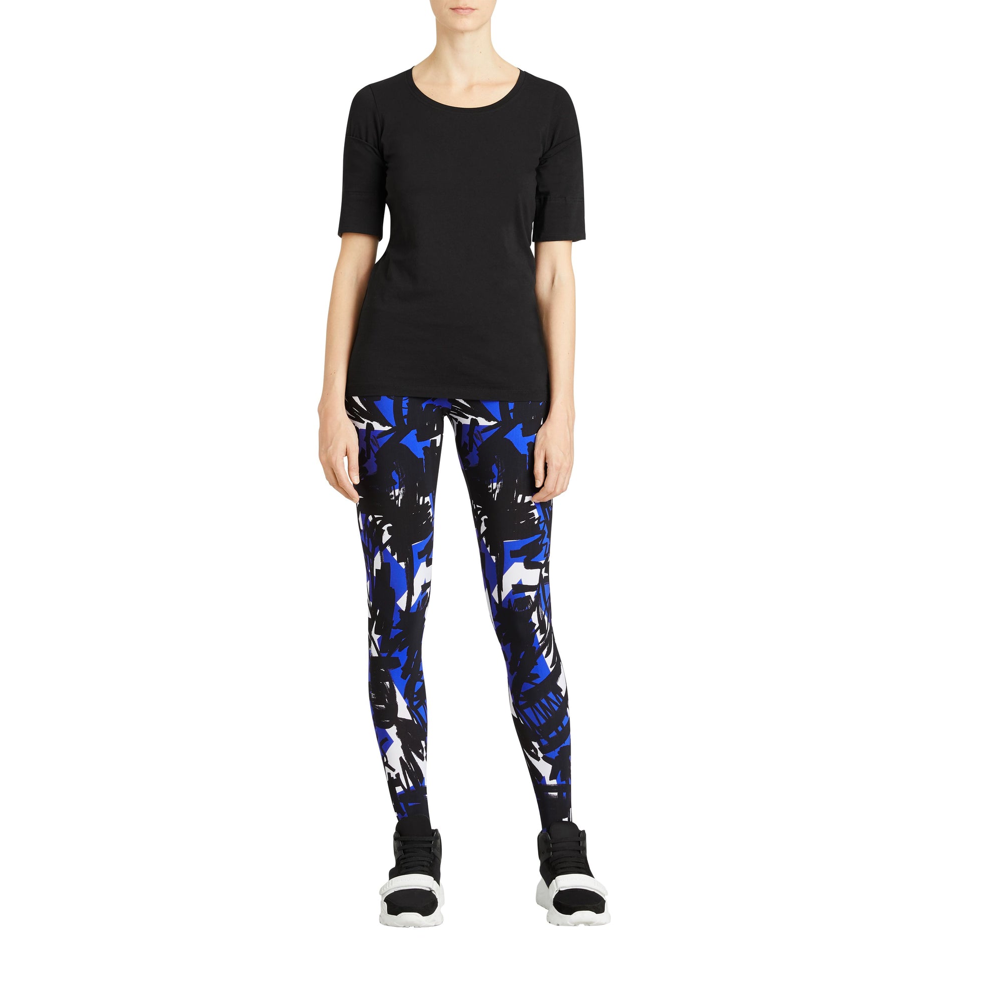 3 qty Legging à imprimé graffiti - Brilliant Blue