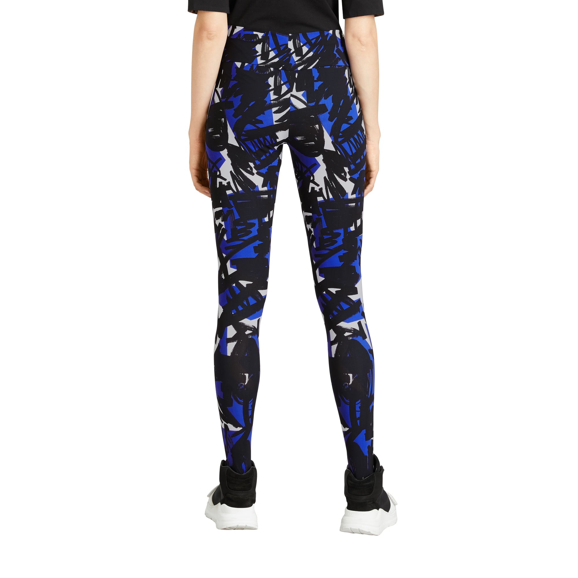 3 qty Legging à imprimé graffiti - Brilliant Blue