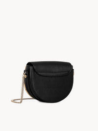 Sac pochette Mara en cuir de vache à petit grain - Black