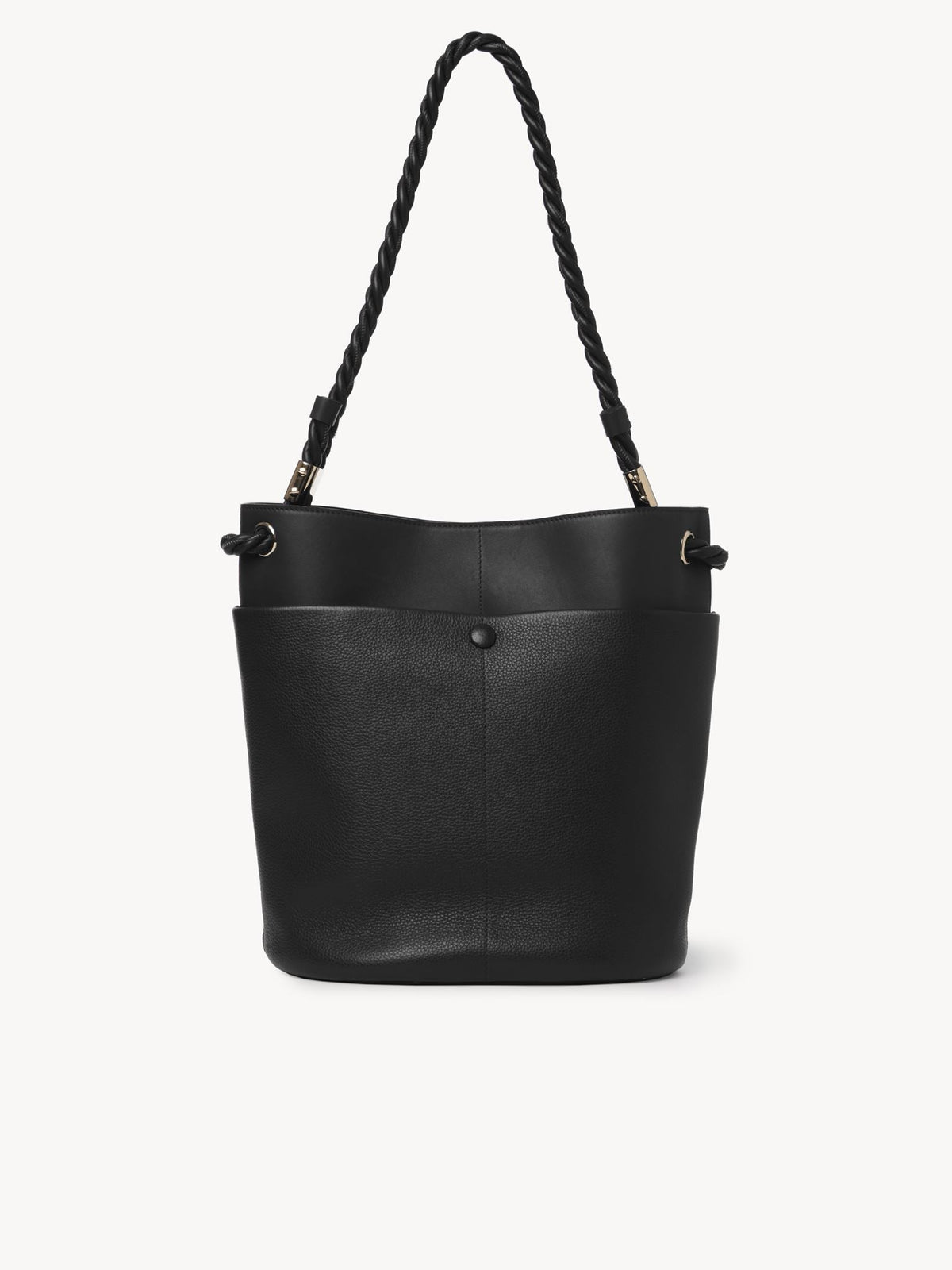 Black MEDIUM BUCKET BAG - Black