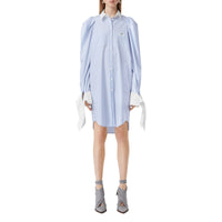 1 qty Robe chemise rayée - Pale Blue Stripe