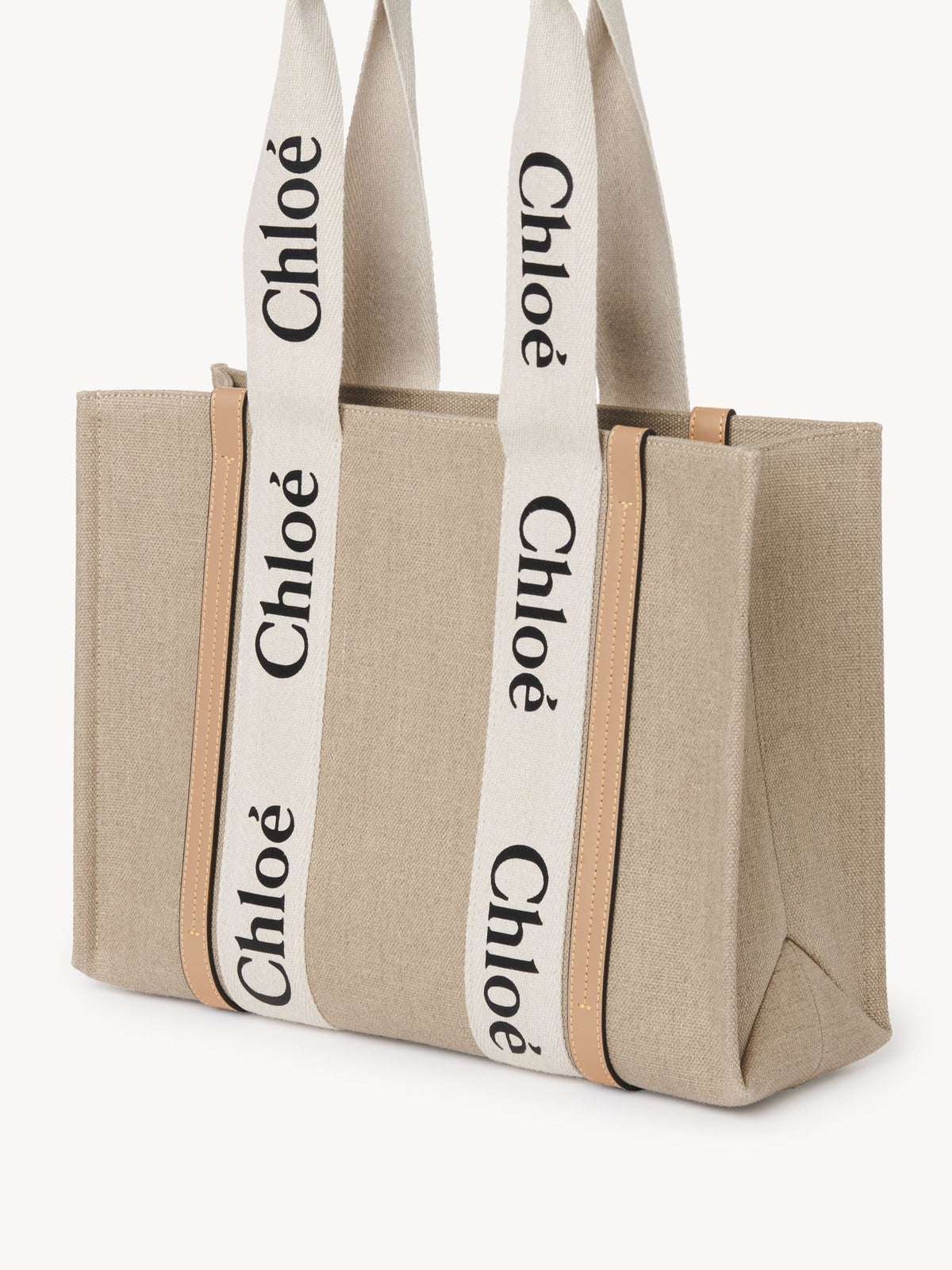 BASEPLUS_White & Beige MEDIUM TOT - White & Beige