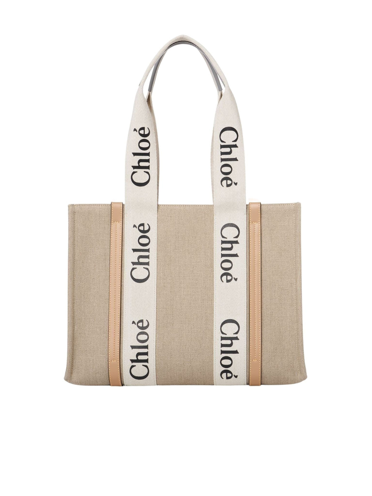 BASEPLUS_White & Beige MEDIUM TOT - White & Beige